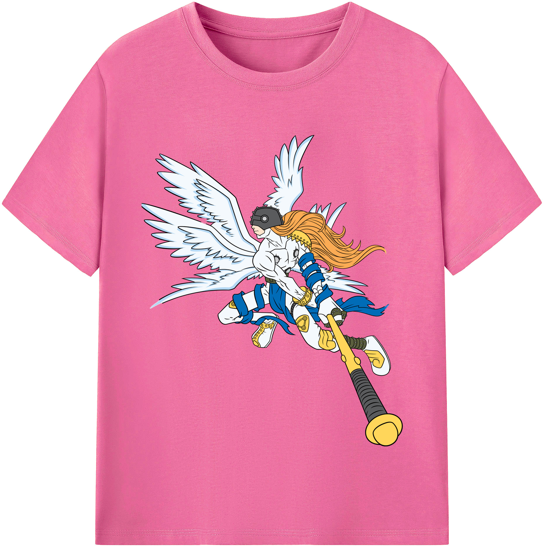 （画像用） Digimon デジタルモンスター/デジモン レディースカジュアルプリントTシャツ（綿100％）